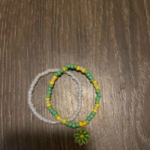 Bracelets I made them myself they are handmade.